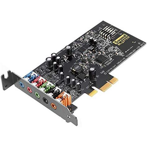 Creative Sound Blaster Audigy Fx Pcie 5 1 Sound Card With High Performance Headphone Amp